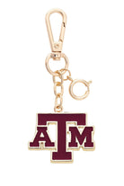Canvas Style Texas A&M Aggies Enamel Logo Bag Charm NCAA Officially Licensed-bag charm-Canvas Style-Deja Nu Boutique, Women's Fashion Boutique in Lampasas, Texas