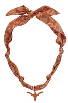 Canvas Style Texas Longhorns Bandana Scarf Necklace NCAA Licensed-Scarf Necklace-Canvas Style-Deja Nu Boutique, Women's Fashion Boutique in Lampasas, Texas