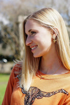 Canvas Style University of Texas Longhorn Logo Necklace – 24K Gold Plated-Necklaces-Canvas Style-Deja Nu Boutique, Women's Fashion Boutique in Lampasas, Texas