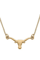 Canvas Style University of Texas Longhorn Logo Necklace – 24K Gold Plated-Necklaces-Canvas Style-Deja Nu Boutique, Women's Fashion Boutique in Lampasas, Texas