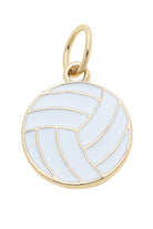 Canvas Style Volleyball Enamel Charm-Charms-Canvas Style-Deja Nu Boutique, Women's Fashion Boutique in Lampasas, Texas