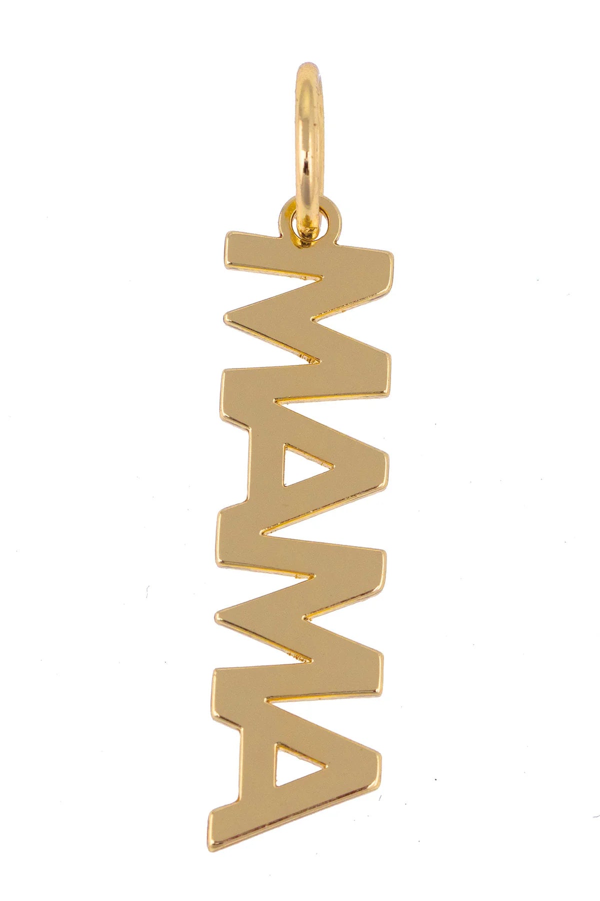 Canvas Style “MAMA” Block Letter Charm in Shiny Gold-Charms-Canvas Style-Deja Nu Boutique, Women's Fashion Boutique in Lampasas, Texas