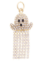 Canvas Style Ghost Pave Fringe Charm in Silver with Gold Plating-charm-Canvas Style-Deja Nu Boutique, Women's Fashion Boutique in Lampasas, Texas