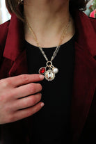 Canvas Style Glass Charm – Ruby or Blue Topaz-Charms-Canvas Style-Deja Nu Boutique, Women's Fashion Boutique in Lampasas, Texas