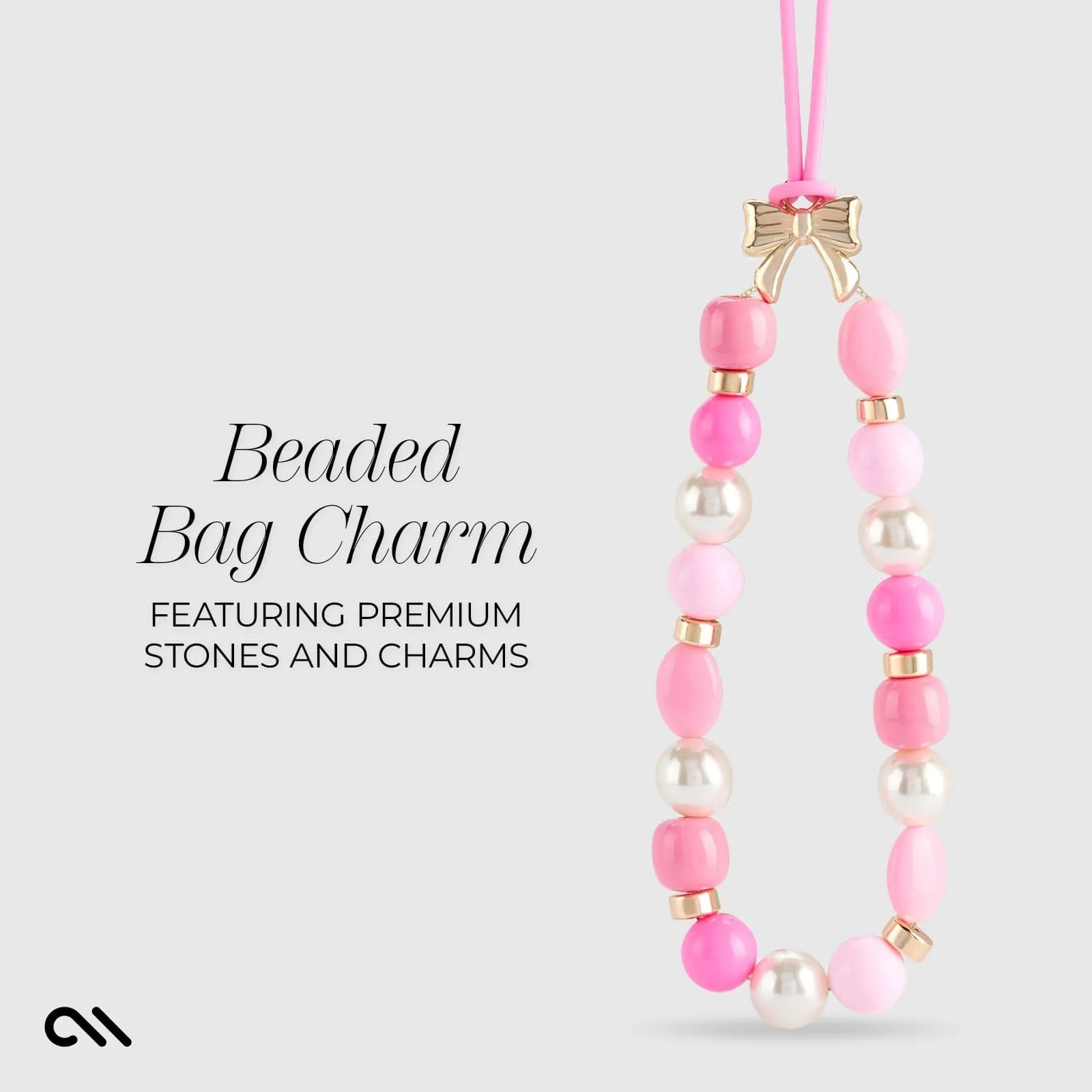 Case-Mate Ballet Pink Pearl Bag Charm-bag charm-Case-Mate-Deja Nu Boutique, Women's Fashion Boutique in Lampasas, Texas