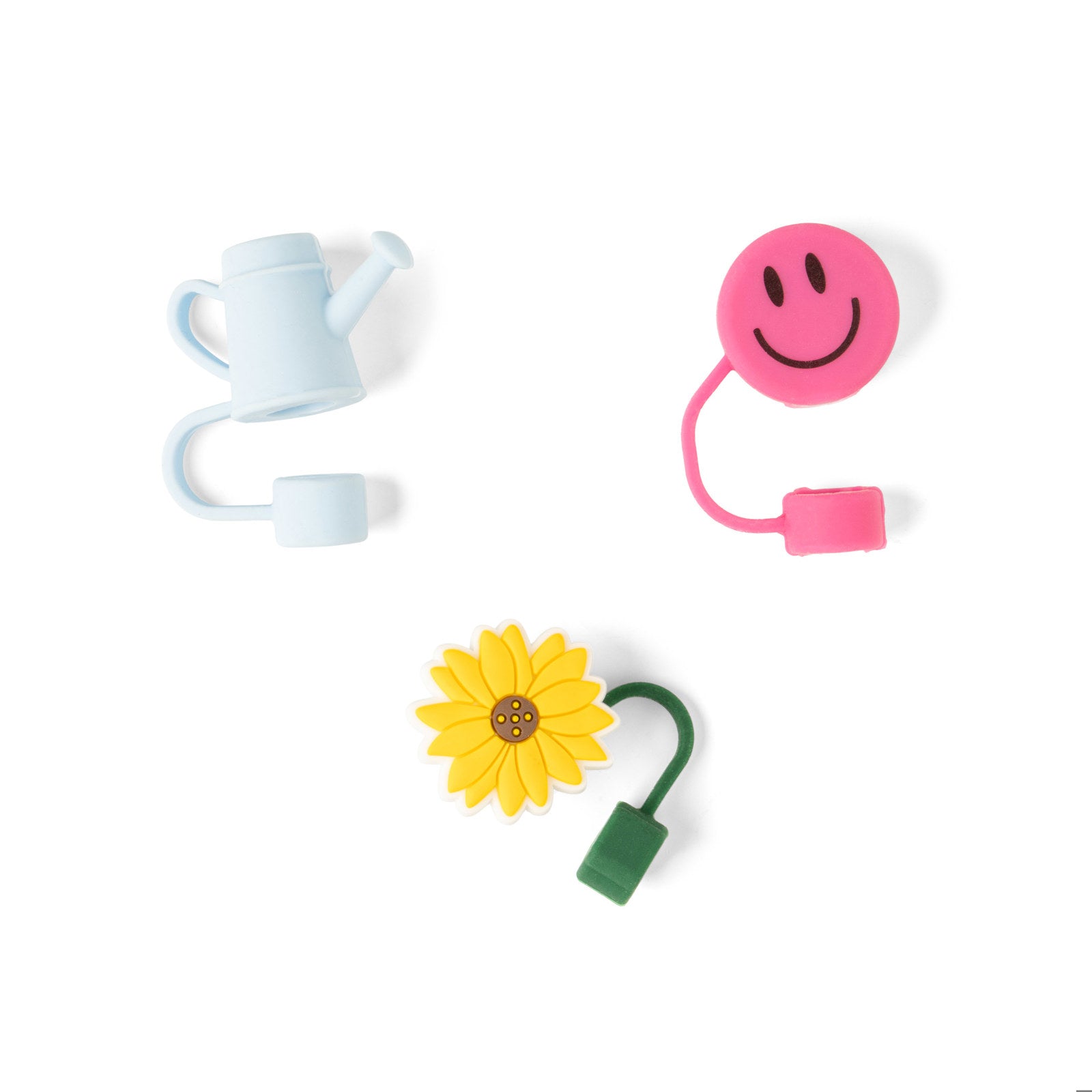 Crush Thirst Trap Straw Toppers – Fun Silicone 3-Pack Sets-Straw Holders-Crush-Deja Nu Boutique, Women's Fashion Boutique in Lampasas, Texas