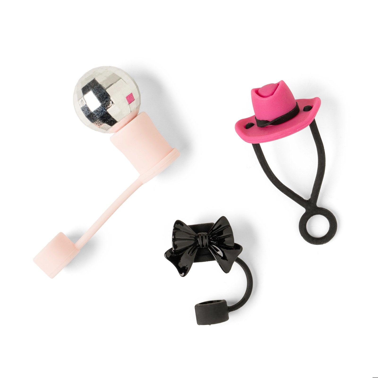 Crush Thirst Trap Straw Toppers – Fun Silicone 3-Pack Sets-Straw Holders-Crush-Deja Nu Boutique, Women's Fashion Boutique in Lampasas, Texas