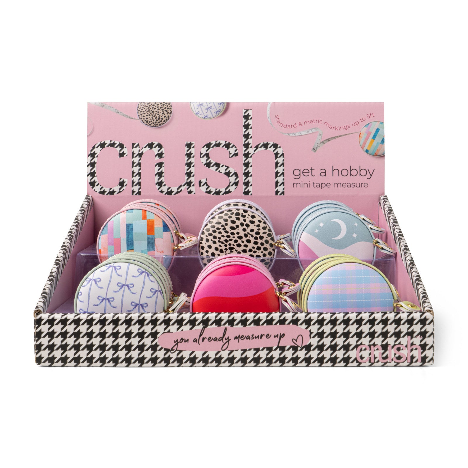 Crush™ Get A Hobby Mini Tape Measure-Tape Measure-Crush-Deja Nu Boutique, Women's Fashion Boutique in Lampasas, Texas