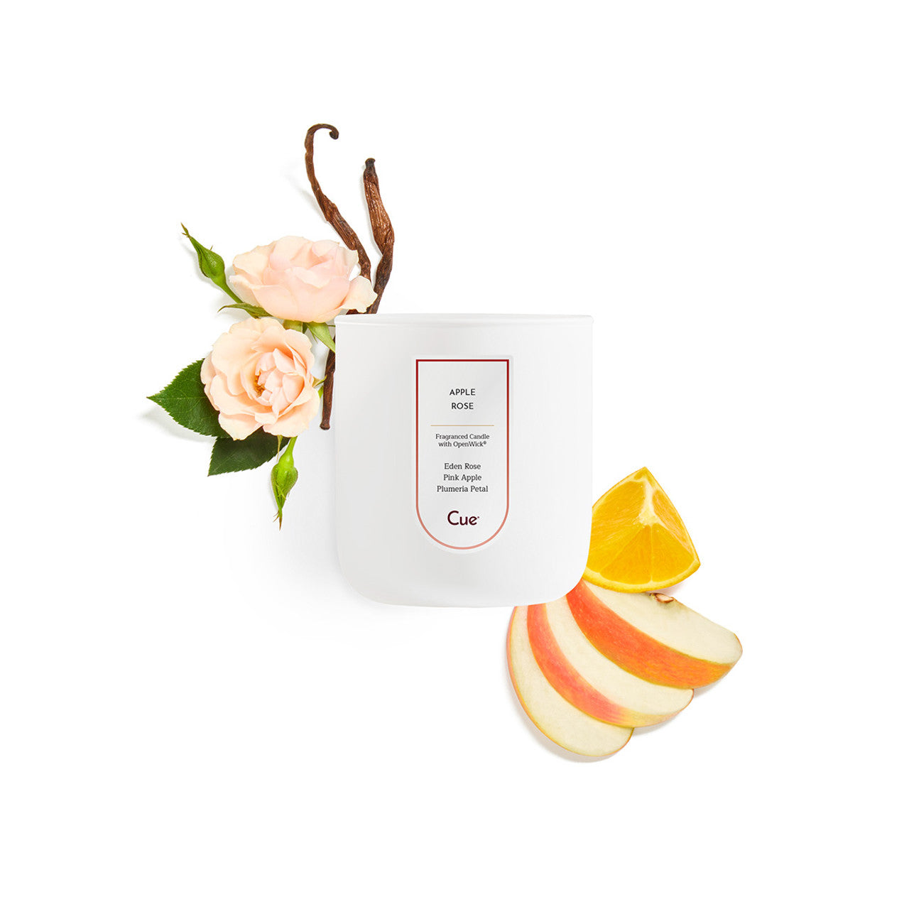 Cue Apple Rose Candle Signature Collection-Candle-Cue-Deja Nu Boutique, Women's Fashion Boutique in Lampasas, Texas