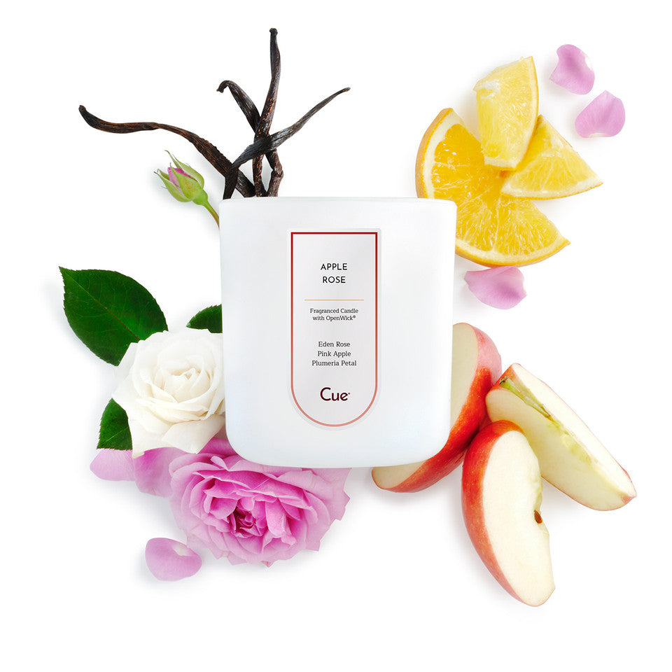 Cue Apple Rose Candle Signature Collection-Candle-Cue-Deja Nu Boutique, Women's Fashion Boutique in Lampasas, Texas