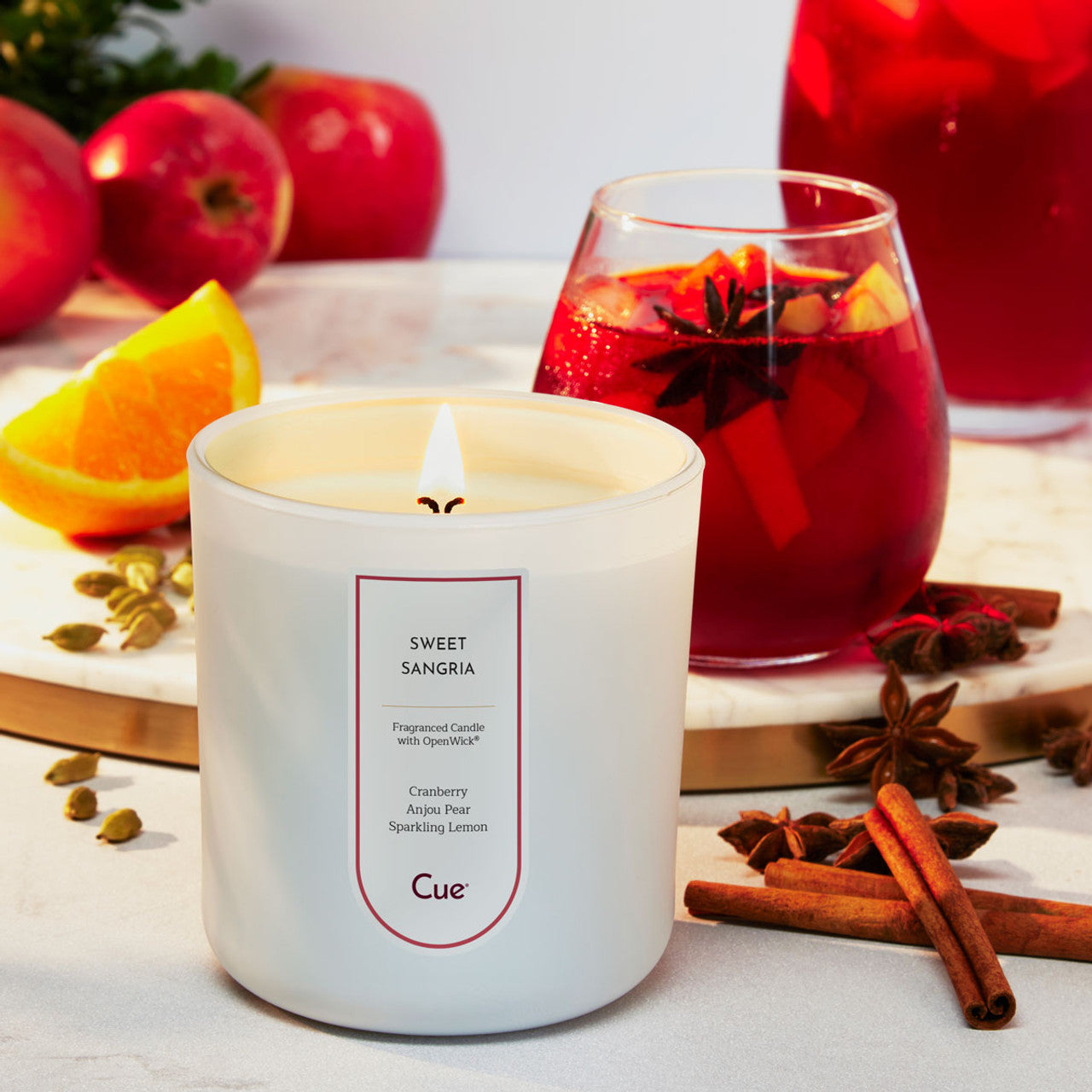 Cue Sweet Sangria Candle Signature Collection-Candle-Cue-Deja Nu Boutique, Women's Fashion Boutique in Lampasas, Texas