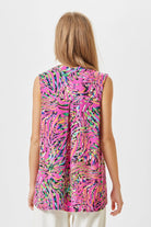 Dear Scarlett Lizzy Magenta Tiger Print Tunic Tank-Camis/Tanks-Dear Scarlett-Deja Nu Boutique, Women's Fashion Boutique in Lampasas, Texas