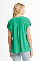 Dear Scarlett Lizzy Solid Emerald Tunic Top LIZSS-C0151-Tops-Dear Scarlett-Deja Nu Boutique, Women's Fashion Boutique in Lampasas, Texas