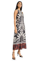 Donna Morgan For Maggy London Raye Leaf Print Maxi Dress-Dresses-Donna Morgan-Deja Nu Boutique, Women's Fashion Boutique in Lampasas, Texas