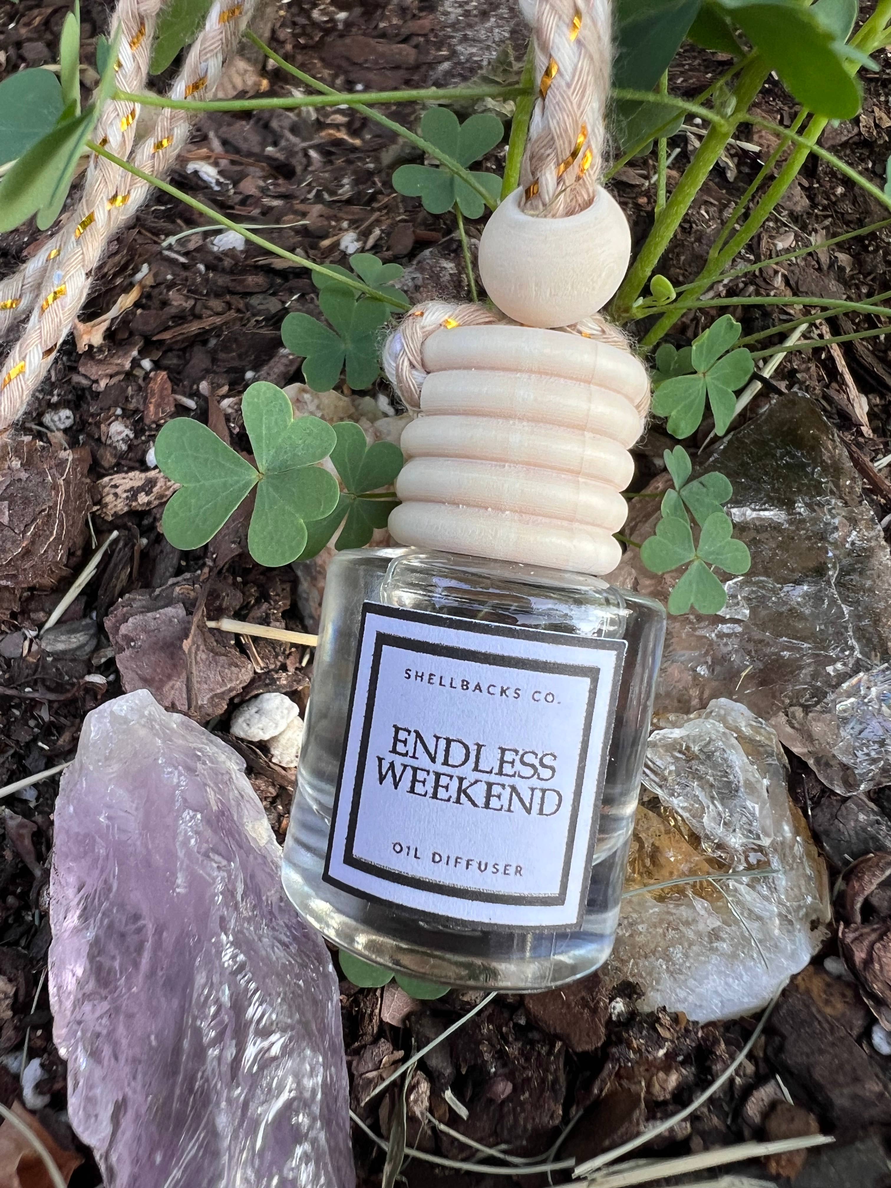 Endless Weekend Car Freshener Diffuser – Citrus, Coconut & Magnolia Escape-Car Diffuser-Prairie Chicken Sticker Shop & Gifts-Deja Nu Boutique, Women's Fashion Boutique in Lampasas, Texas