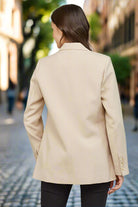 Fate Taupe Linen Blend Oversized Blazer – Relaxed Fit with Flap Pockets-Jackets-Fate-Deja Nu Boutique, Women's Fashion Boutique in Lampasas, Texas