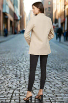 Fate Taupe Linen Blend Oversized Blazer – Relaxed Fit with Flap Pockets-Jackets-Fate-Deja Nu Boutique, Women's Fashion Boutique in Lampasas, Texas