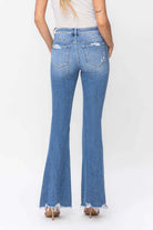 Flying Monkey High Rise Panel Flare Jeans-Jeans-Flying Monkey-Deja Nu Boutique, Women's Fashion Boutique in Lampasas, Texas