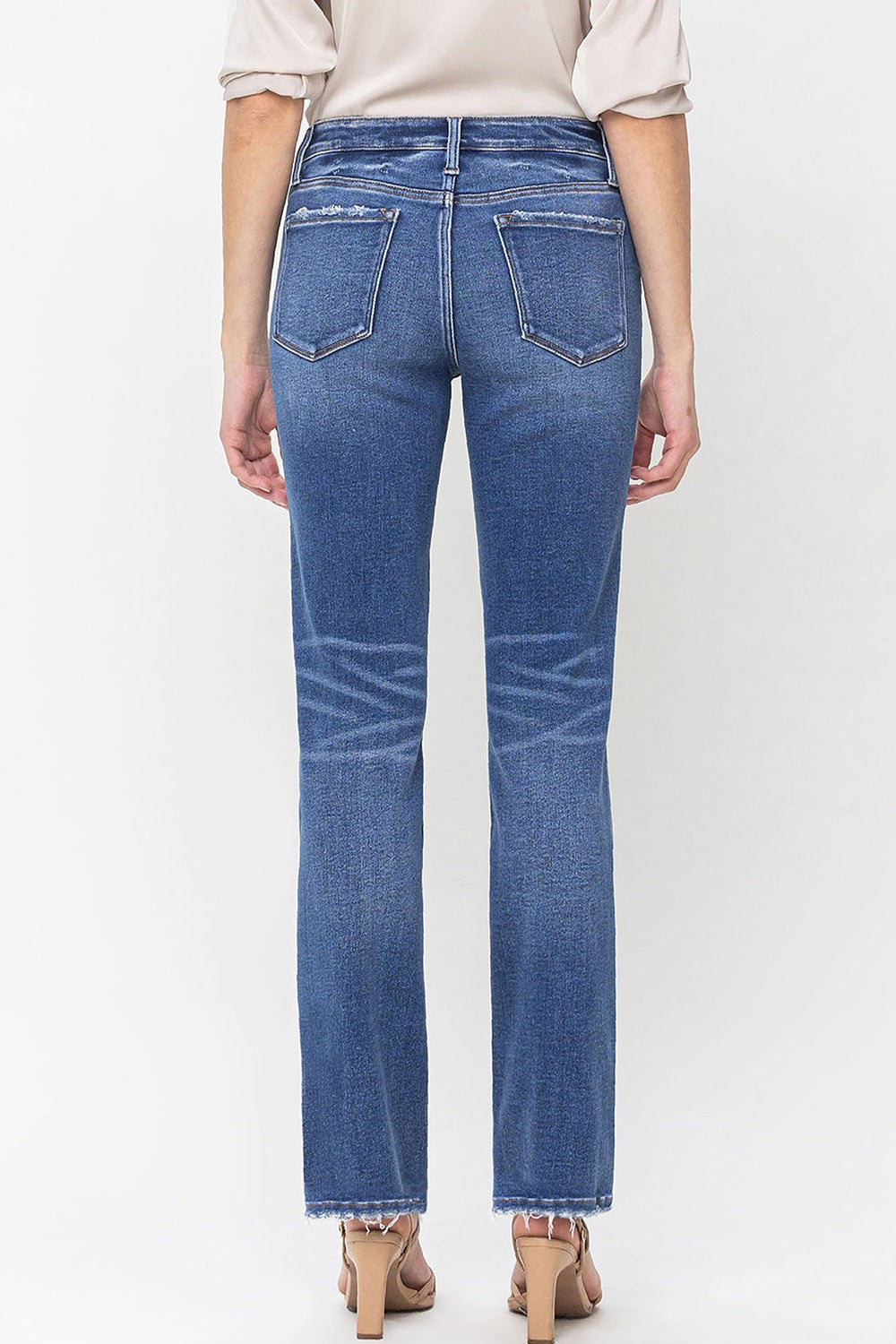 Flying Monkey Mid Rise Regular Straight Jeans-Jeans-Flying Monkey-Deja Nu Boutique, Women's Fashion Boutique in Lampasas, Texas