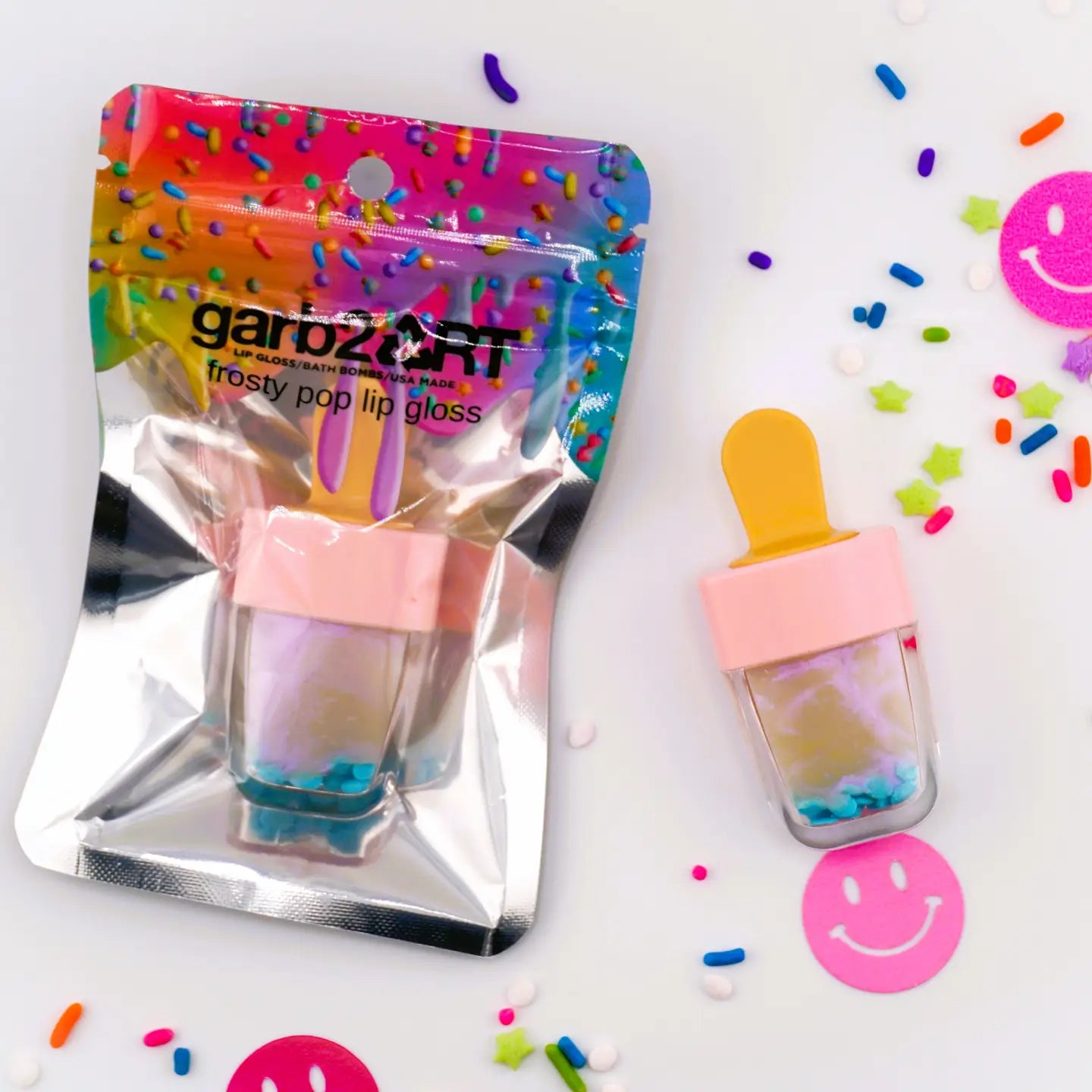 GARB2ART Frosty Pop Lip Gloss – Mermaid-Lip Gloss-GARB2ART-Deja Nu Boutique, Women's Fashion Boutique in Lampasas, Texas