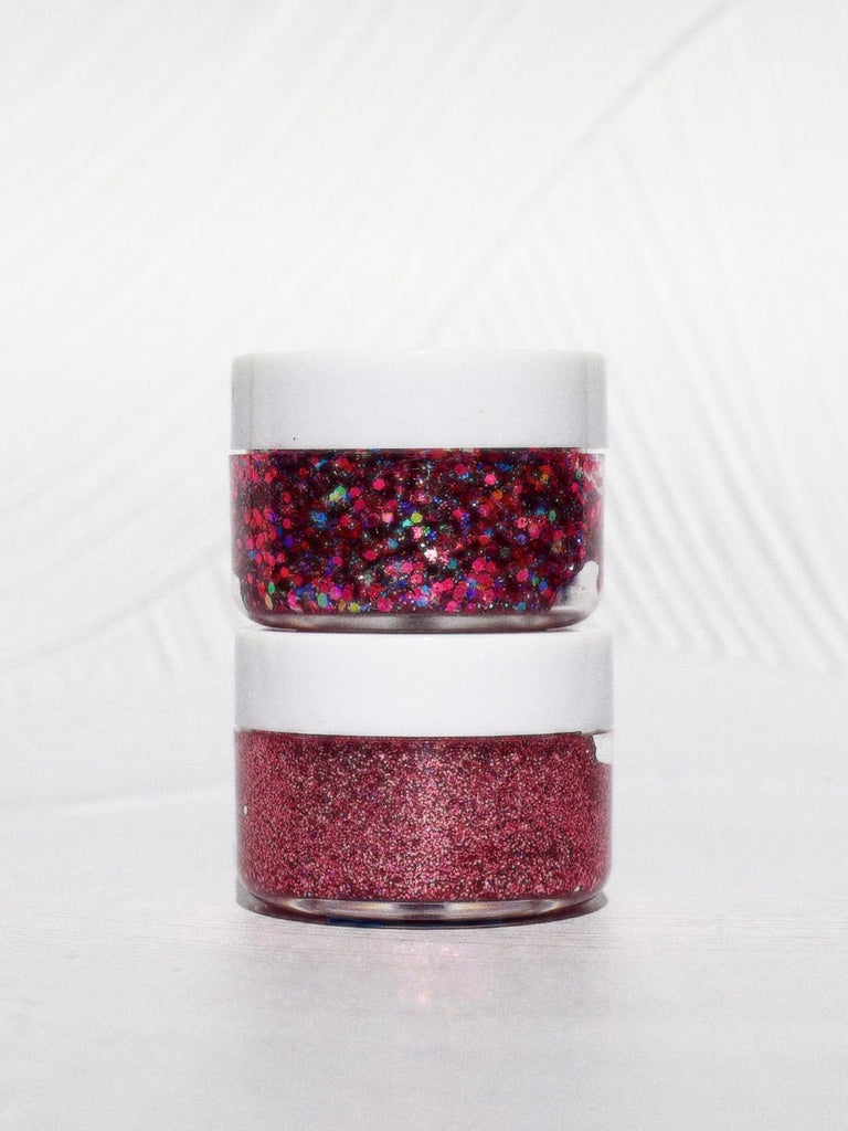Galexie Glister Valentines Glitter Gel Candied Hearts Duo Gift Set For Hair Face And Body-Cosmetics-Galexie Glister-Deja Nu Boutique, Women's Fashion Boutique in Lampasas, Texas
