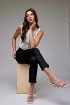 Hidden Quinn Black Coated Cargo Cigarette Skinny-Jeans-Hidden-Deja Nu Boutique, Women's Fashion Boutique in Lampasas, Texas