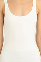 Hyfve Double Zero Relax Your Mind Scoop Neck Tank Top In Off White-Camis/Tanks-Hyfve-Deja Nu Boutique, Women's Fashion Boutique in Lampasas, Texas