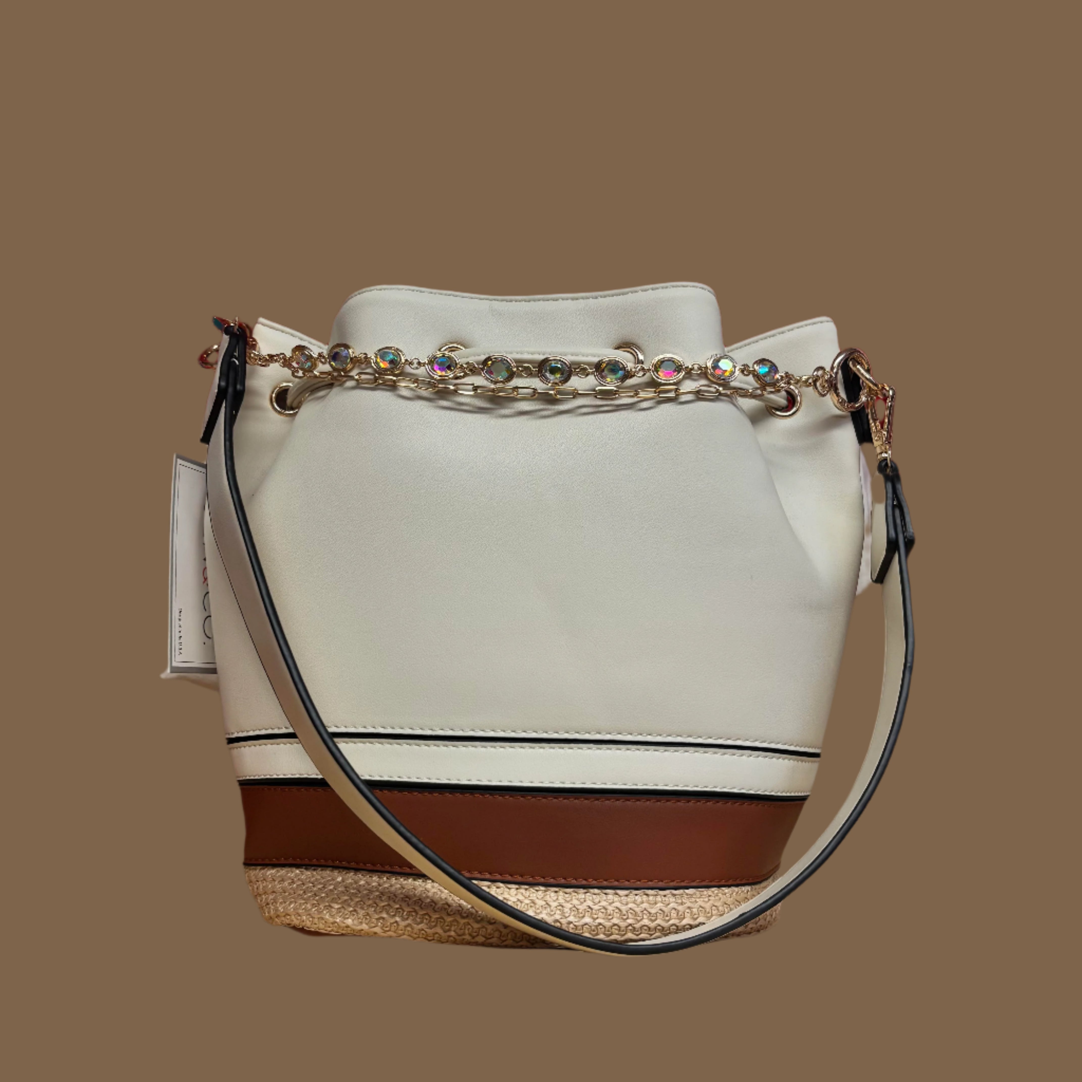 Iridescent Crystal Charm Strap – Glam Upgrade for Bags & Hats-Charm Strap-Deja Nu Tx-Deja Nu Boutique, Women's Fashion Boutique in Lampasas, Texas