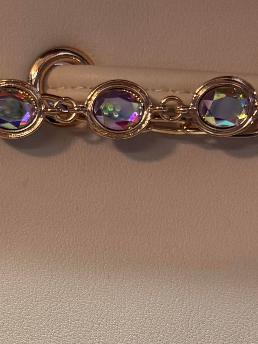 Iridescent Crystal Charm Strap – Glam Upgrade for Bags & Hats-Charm Strap-Deja Nu Tx-Deja Nu Boutique, Women's Fashion Boutique in Lampasas, Texas