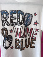 J. Coons "Red, Wine, and Blue" Tee-shirts-J. Coons-Deja Nu Boutique, Women's Fashion Boutique in Lampasas, Texas