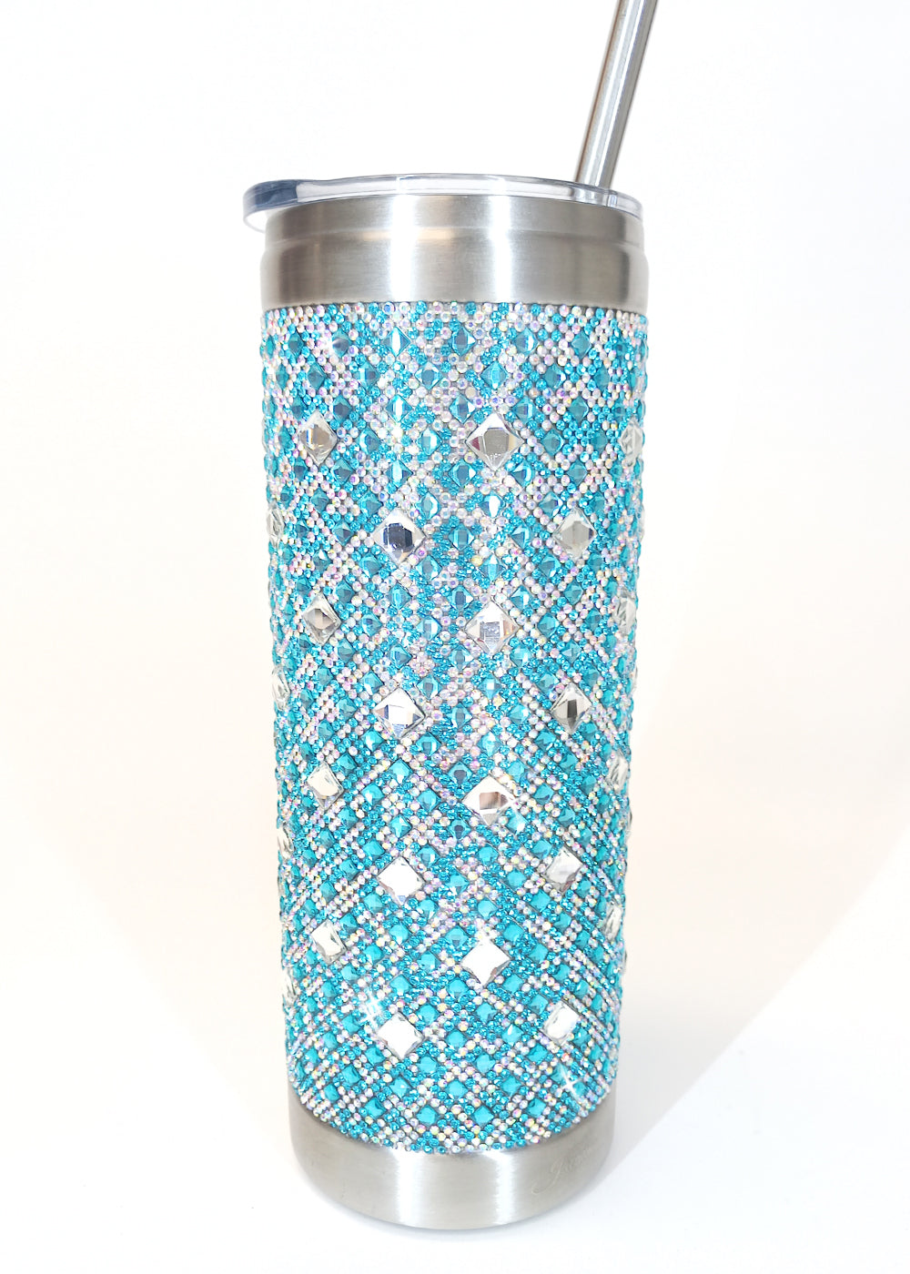 Jacqueline Kent Cupcake Collection Tumbler Turquoise Frosting-Tumblers-Jacqueline Kent-Deja Nu Boutique, Women's Fashion Boutique in Lampasas, Texas