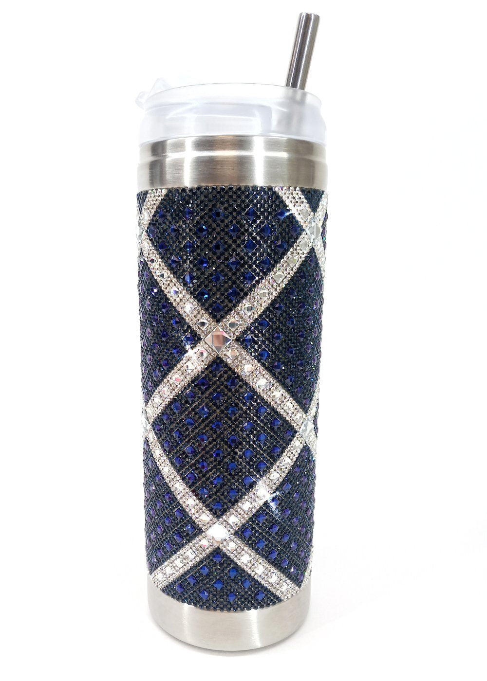 Jacqueline Kent Mariners Cross Collection Navy Tumbler-Tumblers-Jacqueline Kent-Deja Nu Boutique, Women's Fashion Boutique in Lampasas, Texas