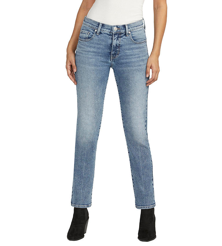 Jag Cassie Slim Fit Mid Rise Jean In Beacon Blue-Jeans-Jag-Deja Nu Boutique, Women's Fashion Boutique in Lampasas, Texas