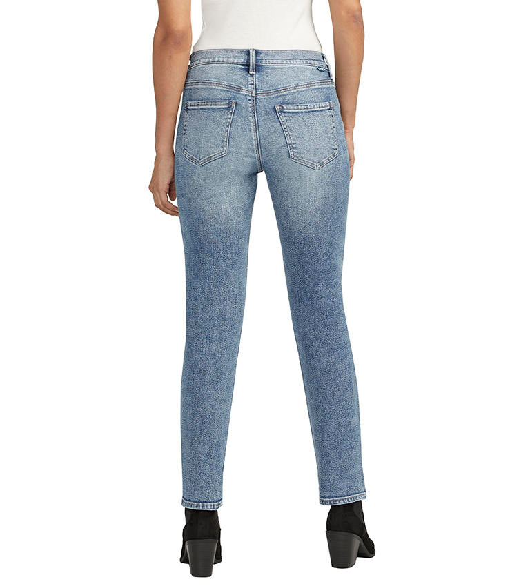 Jag Cassie Slim Fit Mid Rise Jean In Beacon Blue-Jeans-Jag-Deja Nu Boutique, Women's Fashion Boutique in Lampasas, Texas