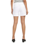 Jag Jeans Fabric Dyed Chino Mid Rise Shorts In White-Shorts-Jag-Deja Nu Boutique, Women's Fashion Boutique in Lampasas, Texas