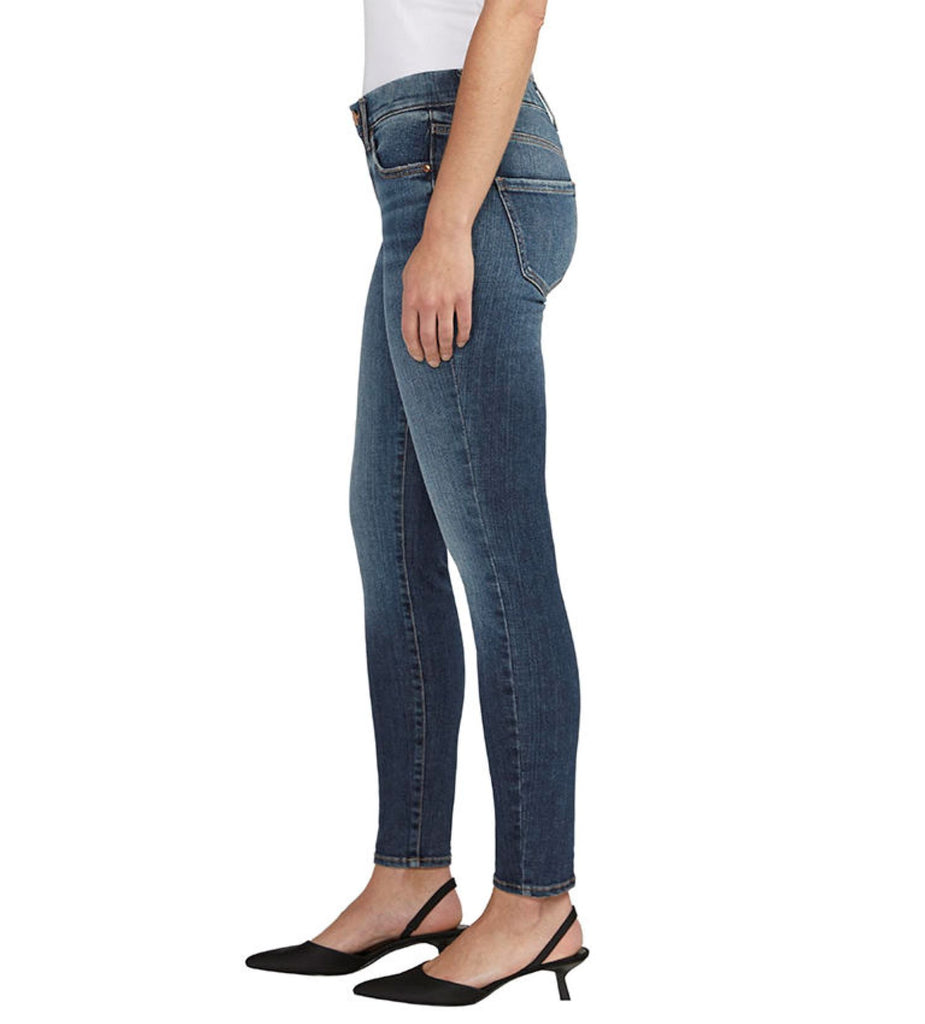 Jag Mid Rise Maya Skinny Pull On Jean In Night Flight Blue-Jeans-Jag-Deja Nu Boutique, Women's Fashion Boutique in Lampasas, Texas