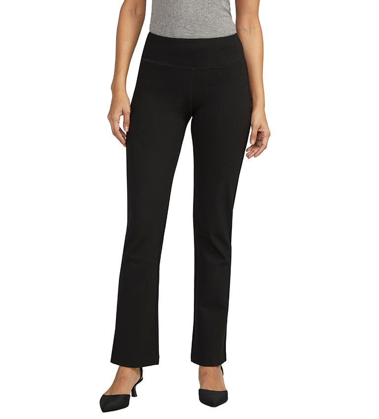 Jag Mid Rise Pull-On Boot Cut Pant In Black-Pants-Jag-Deja Nu Boutique, Women's Fashion Boutique in Lampasas, Texas