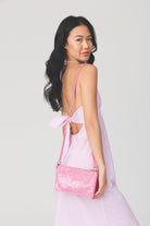 Jen & Co. Riley Sequin Crossbody/Wristlet in Hot Pink – 3 Compartment Glitter Bag-Handbags, Wallets & Cases-Jen & Co.-Deja Nu Boutique, Women's Fashion Boutique in Lampasas, Texas