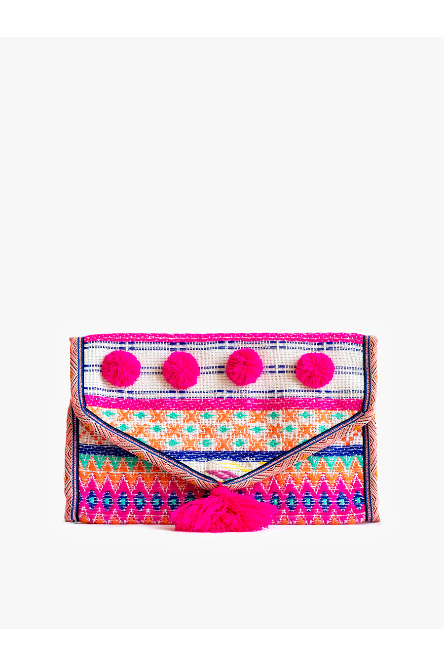 Jen & Co Katleya Patterned Cotton Jewelry Case With Pouch In Multi-Jewelry Cases-Jen & Co.-Deja Nu Boutique, Women's Fashion Boutique in Lampasas, Texas