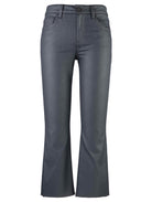 KUT FROM THE KLOTH Kelsey High Rise Ankle Flare with Raw Hem in Silver Bell-Jeans-Kut from the Kloth-Deja Nu Boutique, Women's Fashion Boutique in Lampasas, Texas