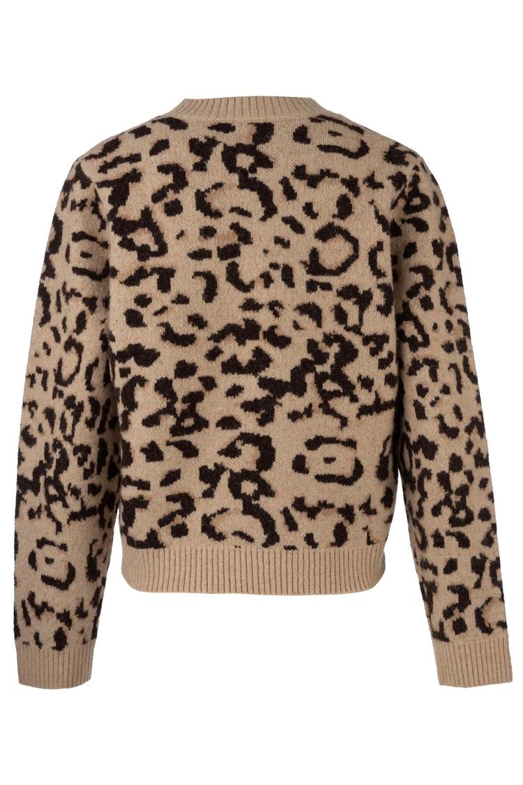 Kut From The Kloth Gisela Animal Print Pullover Sweater-Sweaters-Kut from the Kloth-Deja Nu Boutique, Women's Fashion Boutique in Lampasas, Texas