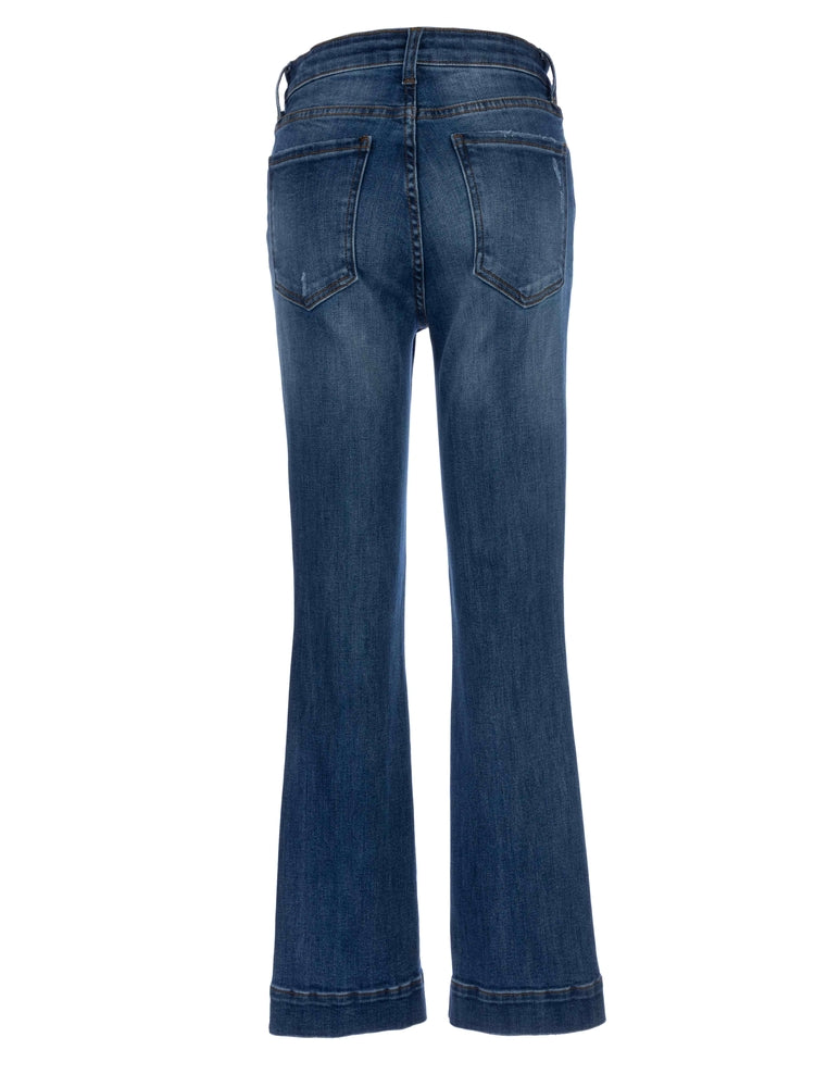 Kut From The Kloth Kelsey High Rise Fab Ab Ankle Flare With Wide Hem In Supernatural-Jeans-Kut from the Kloth-Deja Nu Boutique, Women's Fashion Boutique in Lampasas, Texas