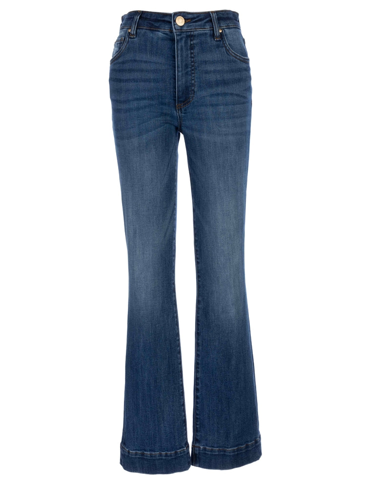 Kut From The Kloth Kelsey High Rise Fab Ab Ankle Flare With Wide Hem In Supernatural-Jeans-Kut from the Kloth-Deja Nu Boutique, Women's Fashion Boutique in Lampasas, Texas