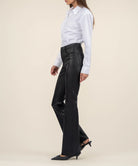 Kut From The Kloth Ana High Rise Fab Ab Flare-Baby Dn All Over Black Coated-Jeans-Kut from the Kloth-Deja Nu Boutique, Women's Fashion Boutique in Lampasas, Texas