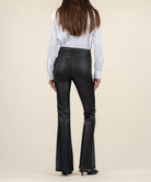 Kut From The Kloth Ana High Rise Fab Ab Flare-Baby Dn All Over Black Coated-Jeans-Kut from the Kloth-Deja Nu Boutique, Women's Fashion Boutique in Lampasas, Texas