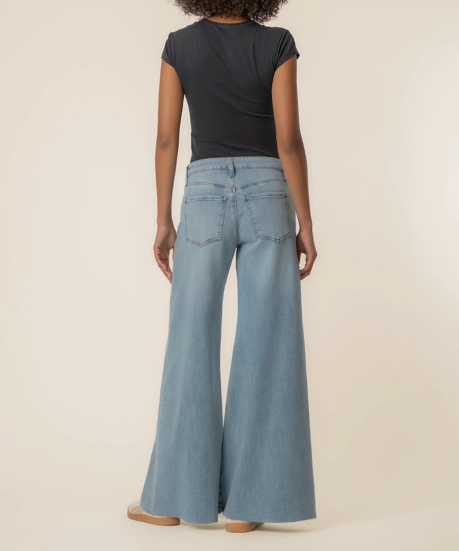 Kut from the Kloth Blake High Rise Fab Ab Super Wide Leg Jeans – Transcendent Wash-Jeans-Kut from the Kloth-Deja Nu Boutique, Women's Fashion Boutique in Lampasas, Texas