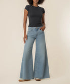 Kut from the Kloth Blake High Rise Fab Ab Super Wide Leg Jeans – Transcendent Wash-Jeans-Kut from the Kloth-Deja Nu Boutique, Women's Fashion Boutique in Lampasas, Texas