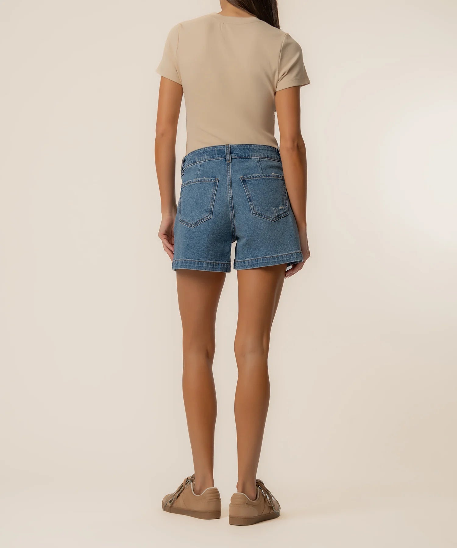 Kut from the Kloth Jane High Rise Denim Shorts – Vibes Wash-Shorts-Kut from the Kloth-Deja Nu Boutique, Women's Fashion Boutique in Lampasas, Texas