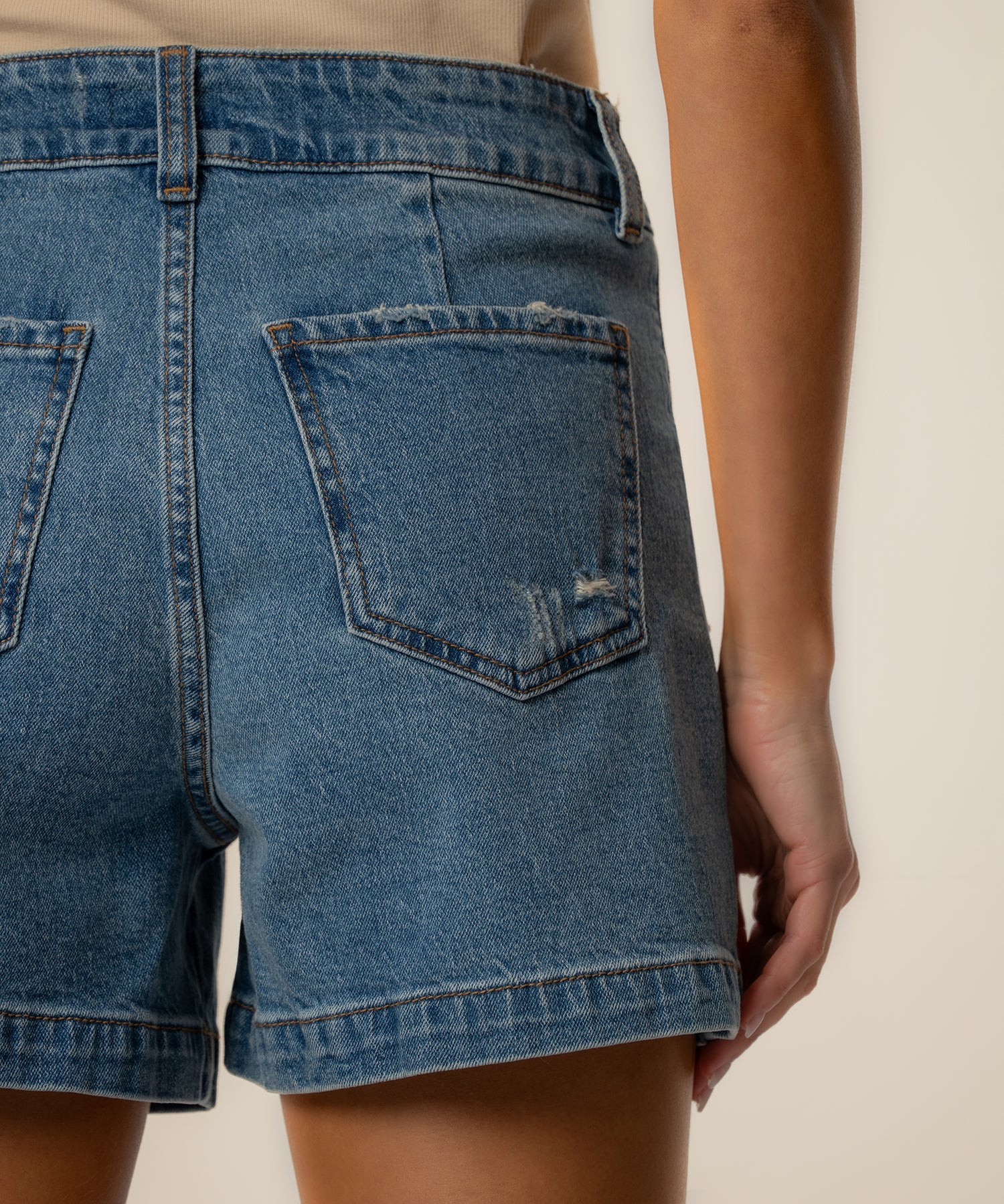 Kut from the Kloth Jane High Rise Denim Shorts – Vibes Wash-Shorts-Kut from the Kloth-Deja Nu Boutique, Women's Fashion Boutique in Lampasas, Texas