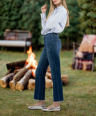 Kut from the Kloth Kelsey High Rise Fab Ab Ankle Flare Jeans – Royal Denim-Jeans-Kut from the Kloth-Deja Nu Boutique, Women's Fashion Boutique in Lampasas, Texas